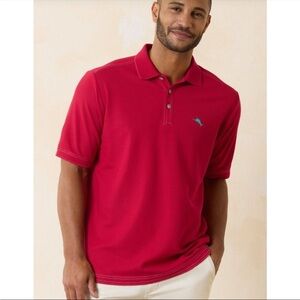 Tommy Bahama Cobalt Haze Flores Gardens Five O'Clock Polo Shirt